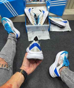 Adidas Adizero Boston 11 Branco e Azul 4