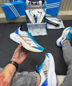 Adidas Adizero Boston 11 Branco e Azul 5