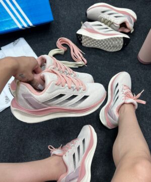 Adidas Adizero Boston 12 Off White Nude Atacado 2