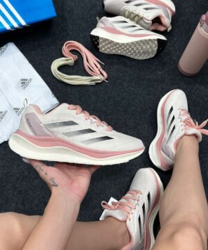 Adidas Adizero Boston 12 Off White Nude Atacado