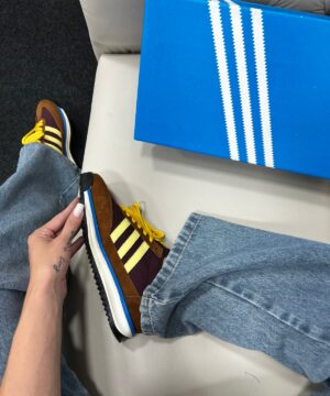 Adidas SL 7 Marrom e Amarelo Atacado 2