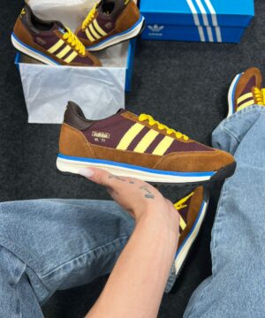 Adidas SL 7 Marrom e Amarelo Atacado 6