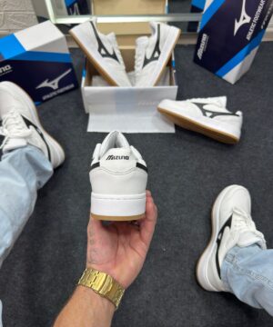 Mizuno Street Wind Branco e Preto 7