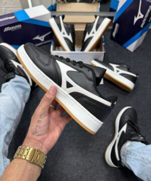 Mizuno Street Wind Preto e Branco Atacado 2