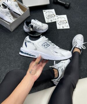 New Balance 530 Branco e Azul Atacado 3