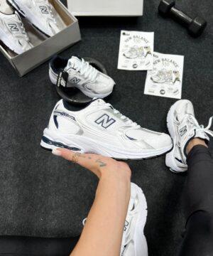 New Balance 530 Branco e Azul Atacado