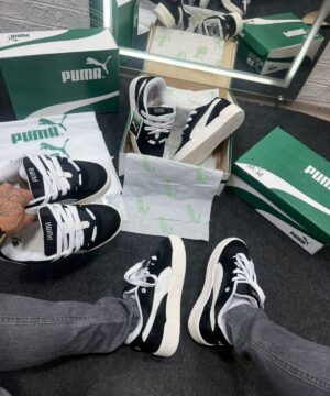 Puma 180 Premium Branco e Preto Atacado 10