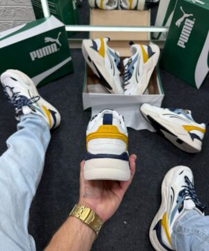Puma Rs x Efekt Masculino Off White Azul e Amarelo Atacado 5