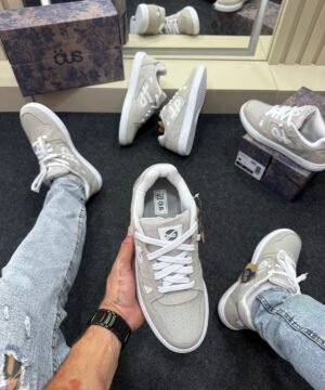 Tenis OUS Essencial Premium Cinza Elegante 5