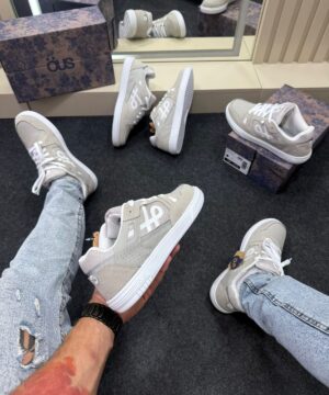 Tenis OUS Essencial Premium Cinza Elegante 9