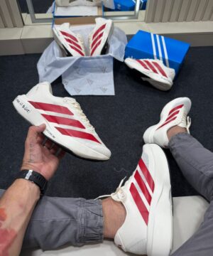 Adidas Adizero Evo SL Off White e Vermelho