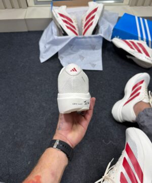 Adidas Adizero Evo SL Off White e Vermelho 4