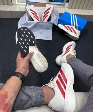 Adidas Adizero Evo SL Off White e Vermelho 7