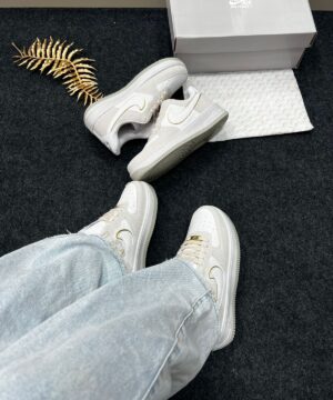 Air Force 1 Premium Areia Brilhante 9