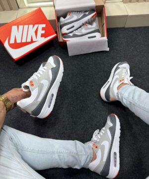 Nike Air Max 90 Cinza Branco 5