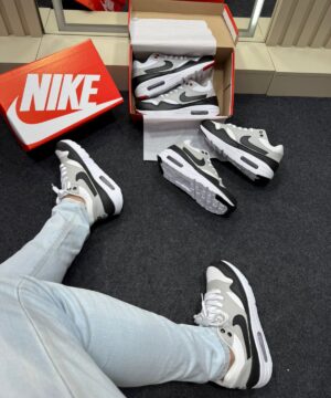 Nike Air Max 90 Preto Branco Cinza 5