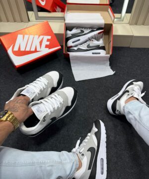 Nike Air Max 90 Preto Branco Cinza 6