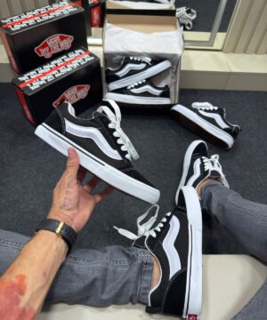 Vans Knu Vulcanizado Premium Preto e Branco 3