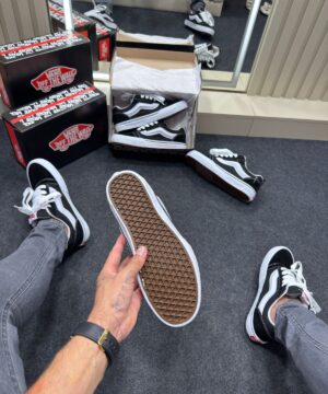 Vans Knu Vulcanizado Premium Preto e Branco 4