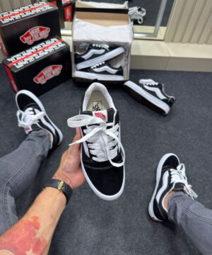 Vans Knu Vulcanizado Premium Preto e Branco 6