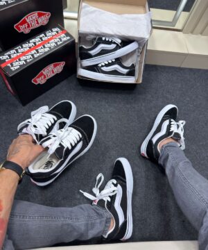 Vans Knu Vulcanizado Premium Preto e Branco 7