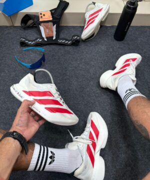Adidas Adizero Branco e Vermelho 2