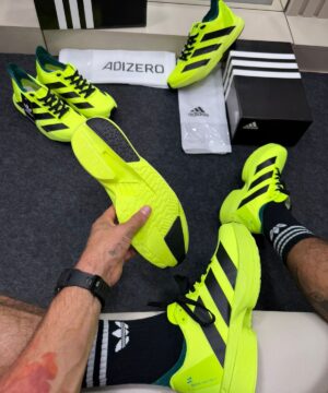 Adidas Adizero Adios Pro 4 Verde Preto 5