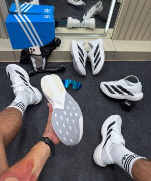 Adidas Adizero Branco e Preto Masculino 2