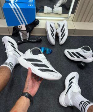 Adidas Adizero Branco e Preto Masculino