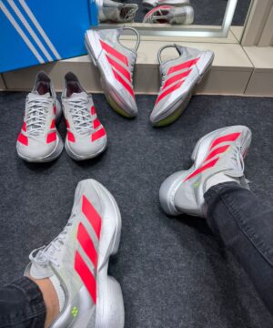 Adidas Adizero Prata Vermelho 3