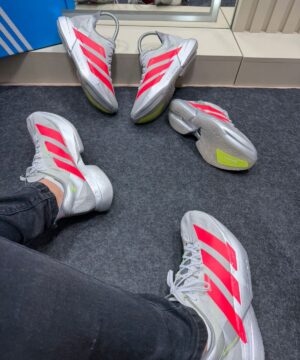 Adidas Adizero Prata Vermelho 4