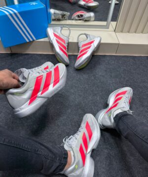 Adidas Adizero Prata Vermelho 8