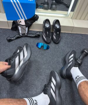 Adidas Adizero Prata e Preto Masculino 2