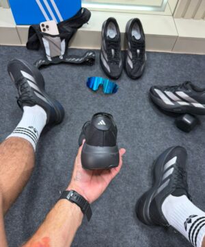 Adidas Adizero Prata e Preto Masculino 3