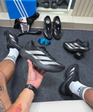 Adidas Adizero Prata e Preto Masculino