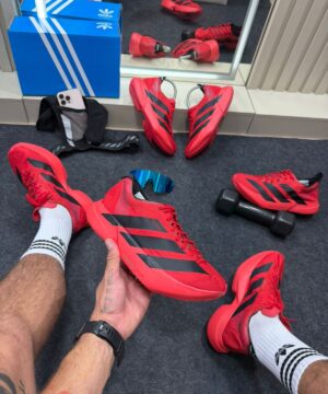 Adidas Adizero Vermelho e Preto Masculino