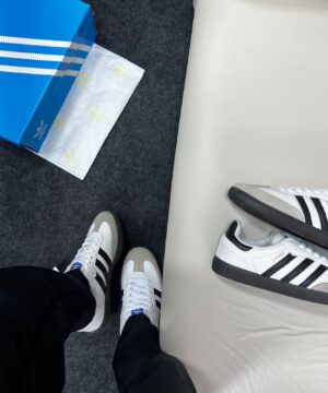 Adidas Samba Branco e Preto 2