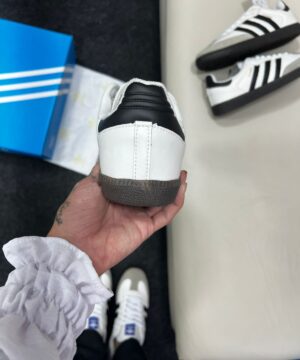 Adidas Samba Branco e Preto 5