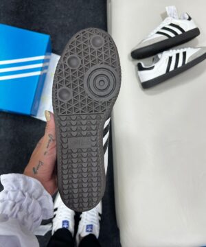 Adidas Samba Branco e Preto 8