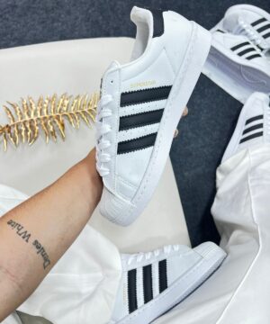 Adidas Superstar Branco E Preto 2