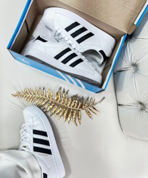 Adidas Superstar Branco E Preto 5