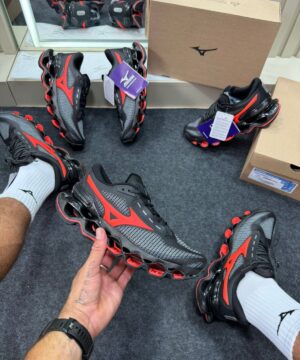 Mizuno Wave Prophecy 15 Premium Preto Vermelho