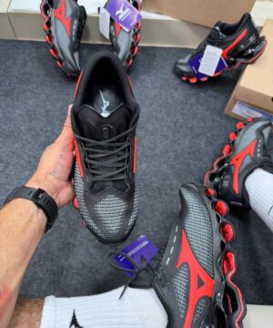 Mizuno Wave Prophecy 15 Premium Preto Vermelho 4
