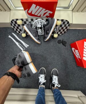 Nike Sb Dunk Low Premium Cinza Camurca 7