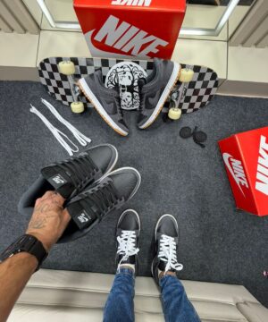 Nike Sb Dunk Low Premium Cinza Camurca 8