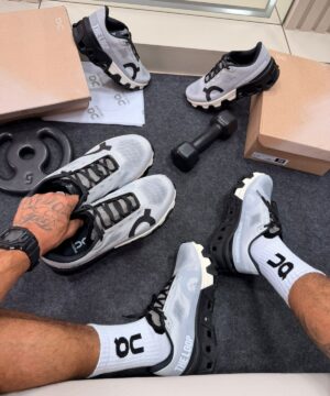 On Cloud Monster Cinza Preto 3