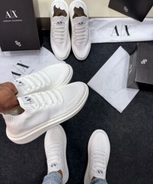Sapatenis Armani Exchange Premium Branco 7