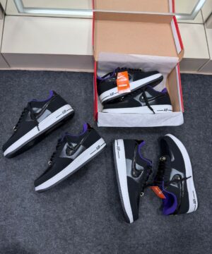 Air Force 1 Champs Preto e Roxo 2