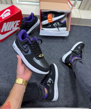 Air Force 1 Champs Preto e Roxo