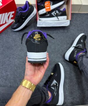 Air Force 1 Champs Preto e Roxo 4